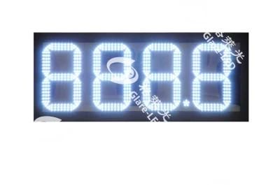 16 Inch Red Green White Color 888.8 7 Segment Digit Panel Number Gas Station LED Oil Price Sign Price Display