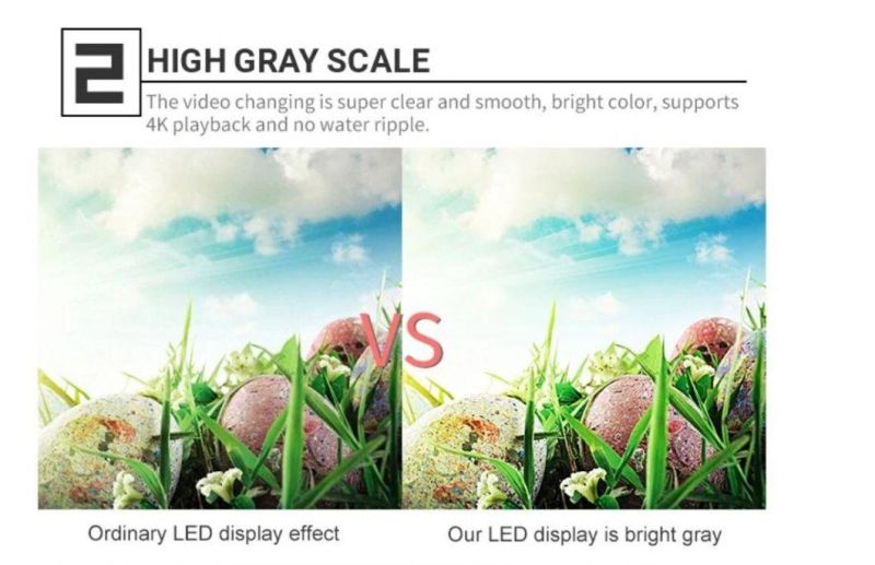 2K HD, 4K UHD 1/32 Scan Low Consumption LED Display