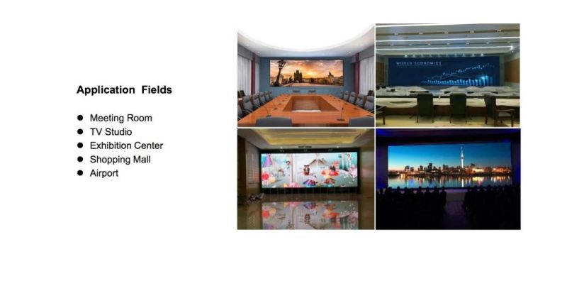 Indoor UHD Fine Pitch TV Studio Meeting Room P1.56 P1.25 P1.875 P2 LED Panel Display