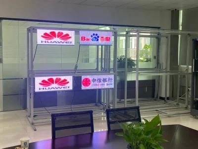 Car LED Display Rear Window Car Ads Display Full Color Car Rear Window Advertising LED Taxi Rear Window Transparent LED Display