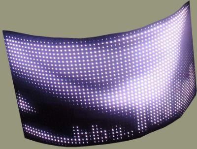 Curving LED Video Screen Soft Curtain Flexible LED Display