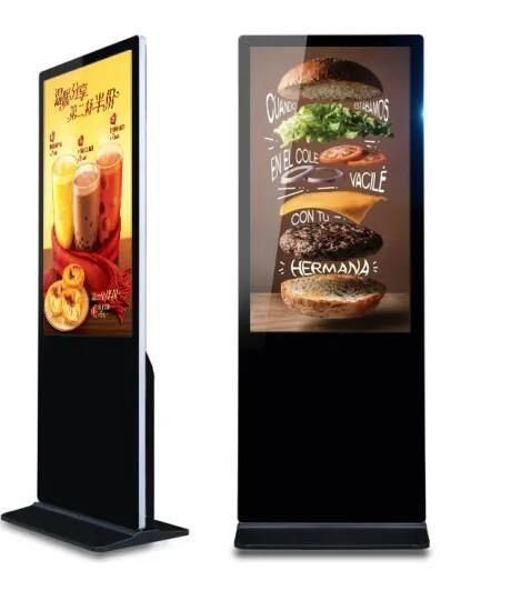 43-65 Inch Digital Signage Touch LCD Advertising Display Panel High Brightness Media Player