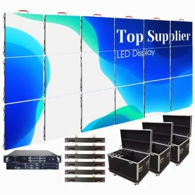 High Resolution Outdoor P3.91 LED Video Wall Display Rental Aluminum Cabinet Stage Advertising LED Screen