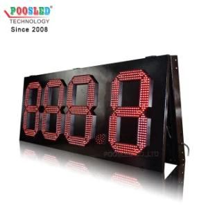 Outdoor LED Digital Gas Station Price Display LED Gas Station Price Sign