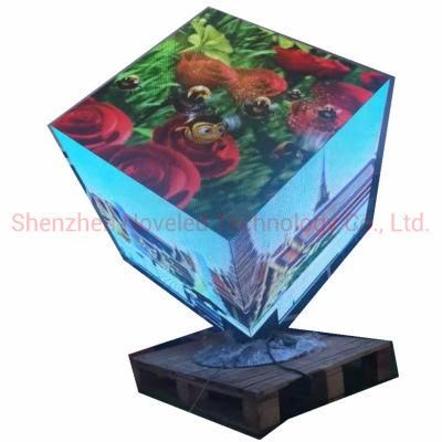 5 Faces Indoor Advertising Magic Cube Shaped Screen P2.5 LED Cube Display