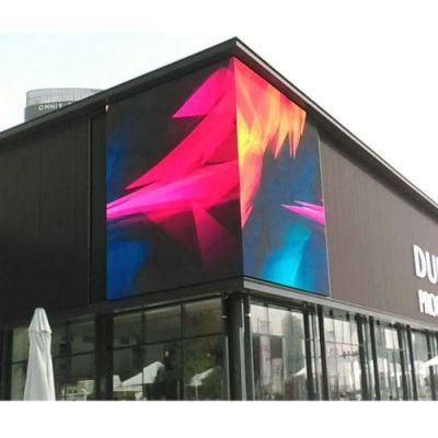 Outdoor Curved SMD P10mm Fixed Installation Building Commercial Advertising LED Display Screen