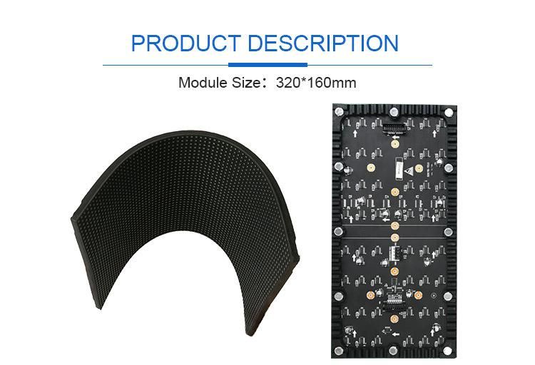 Full Color Indoor P2.5 Flexible LED Display Soft Module