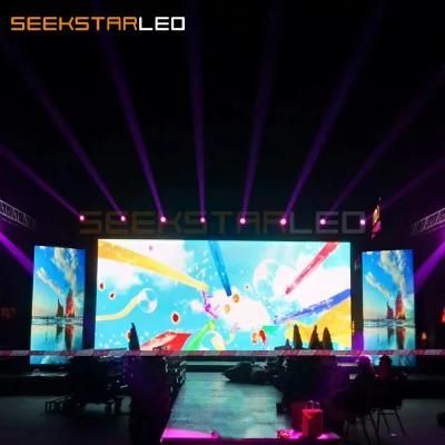 Full Color 1r1g1b Indoor LED Rental Display Screen P3.91