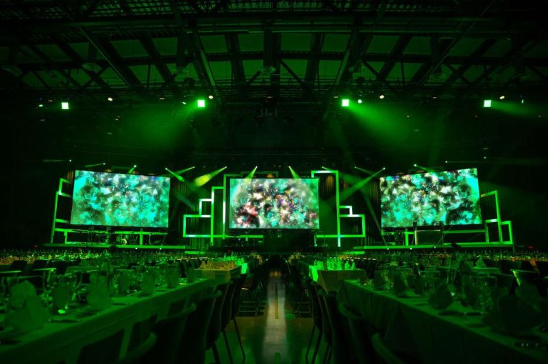 P3.91mm Indoor Full Color Digital LED Display Screen Video Wall for Advertising