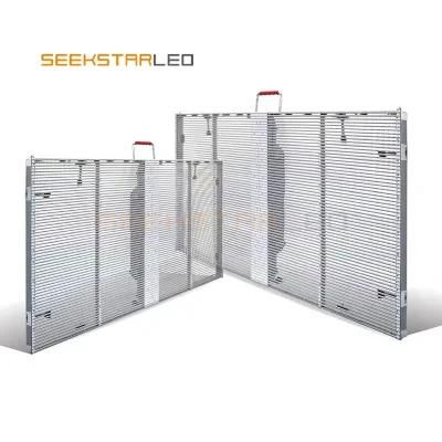 Transparent Full Color LED Display Screen P3.91-7.81 LED Video Billboard