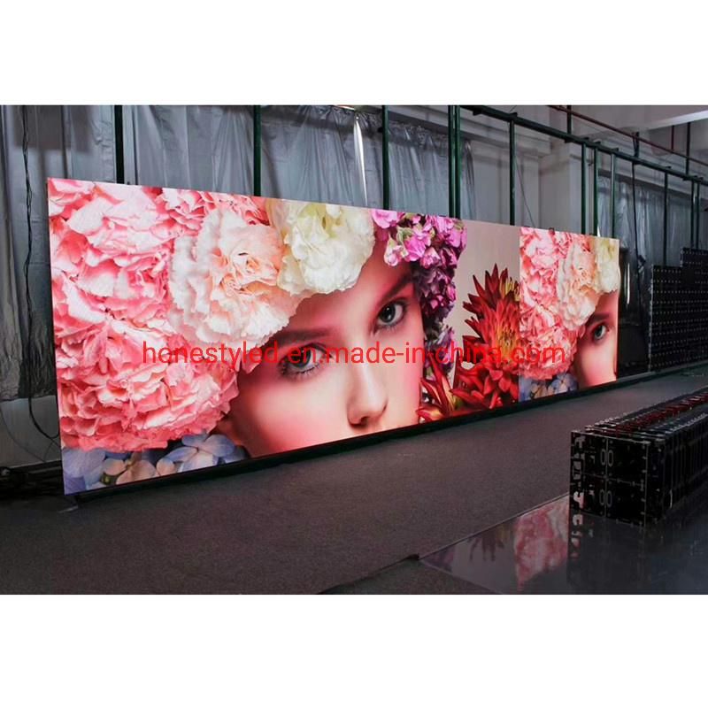 China Professional Advertising LED Panel Outdoor Rental LED Display RGB P4.81 500X500mm/500X1000mm LED Wall Panel SMD Video Panel