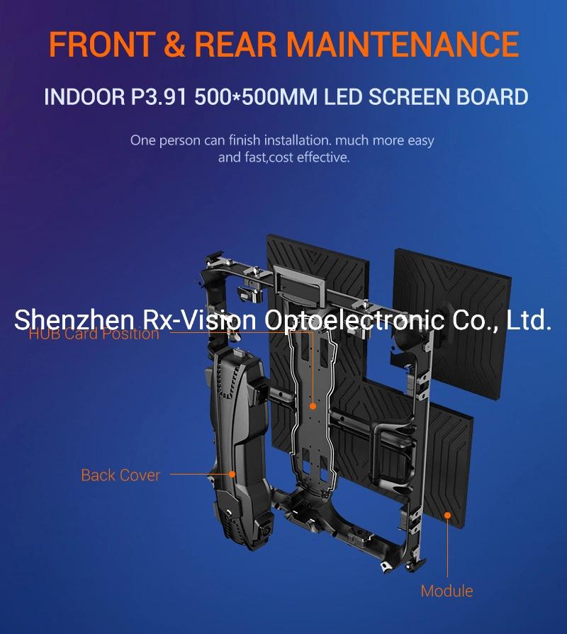 Indoor P3.91 LED Display LED Rental Screen Small-Pitch High Definition Advertising Screen WiFi Control Stage Vide Pantalla