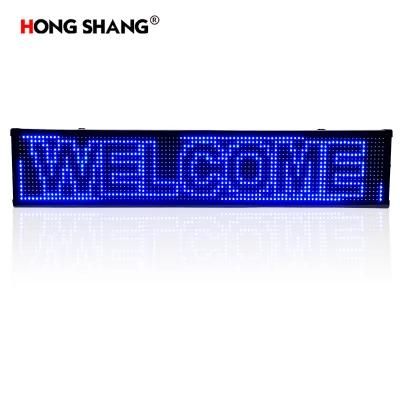 P10semi-Outdoor Blue Billboard Sexy Wall Text Board LED Screens