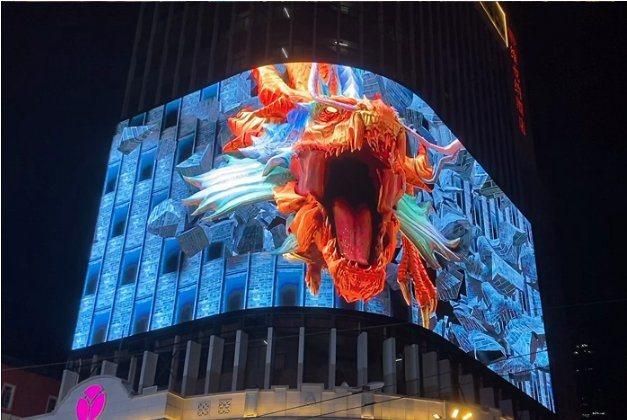 Outdoor Advertising Video Wall High-Brightness Waterproof P8/P10 Full-Color LED Screen