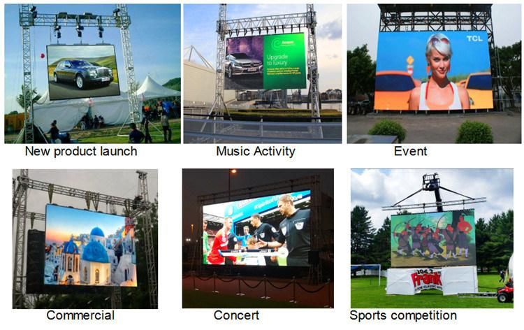 Indoor Outdoor P2.976 /P3.91/ P4.81 Nation Star Advertising Full Color 3840 Hz Rental LED Display Screen (500*500mm /500*1000mm size)