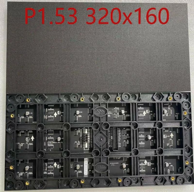 Indoor P1.53 High Definition Full Color Small Spacing LED Modules with Fair Price