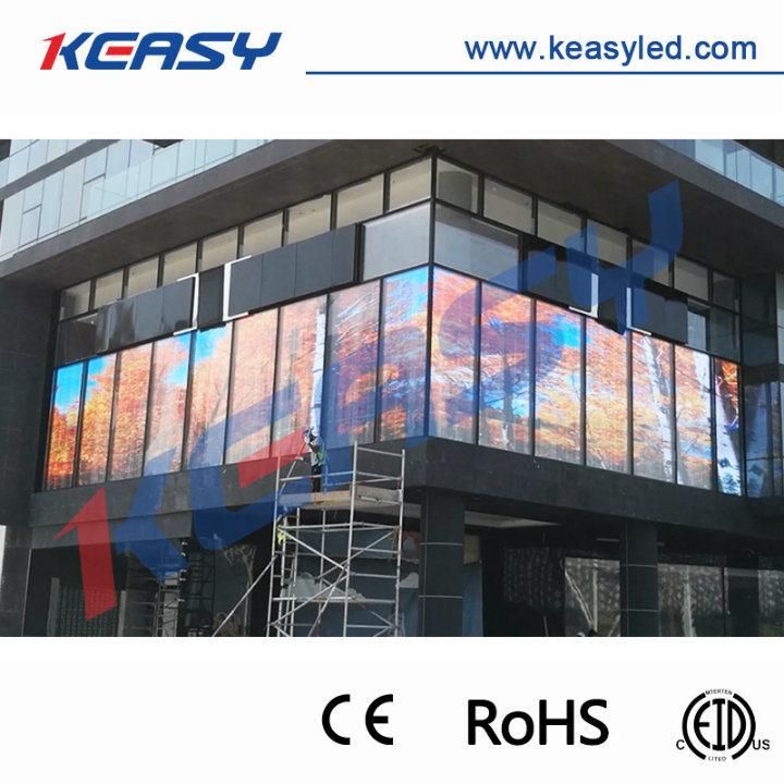 Full Color P10 Transparent LED Display Billboard for Advertising