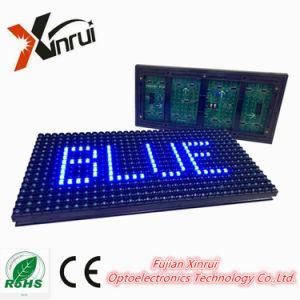 P10 DIP Single Color Blue LED Screen Module Text Display