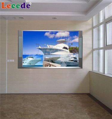 Indoor P3 Full Color Iron Cabinet LED display by Lecede
