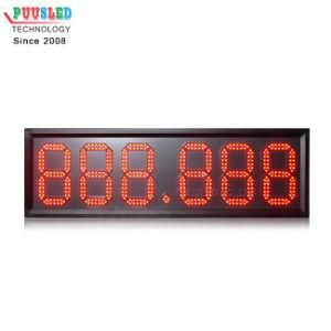 Goog Quality Red Color LED Digit Gas Price Sign 8inch LED Gas Station Price Display