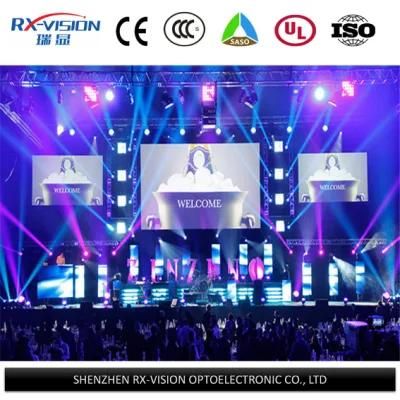 500 X 1000mm HD Outdoor Digital Advertising LED Display P4.81 Rental RGB LED Video Wall Panel Display