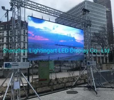 P4.81 Waterproof Advertising Display Rental LED Outdoor Screen