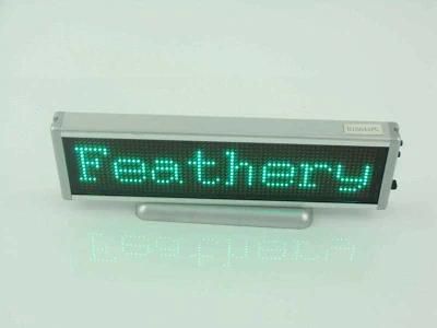 Green Colour LED Desktop Display