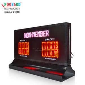 Hot Sale LED Pump Top Sign Factory Directly Provide Gas Changer LED Pump Topper Gas Price Sign LED Gas Station Sign