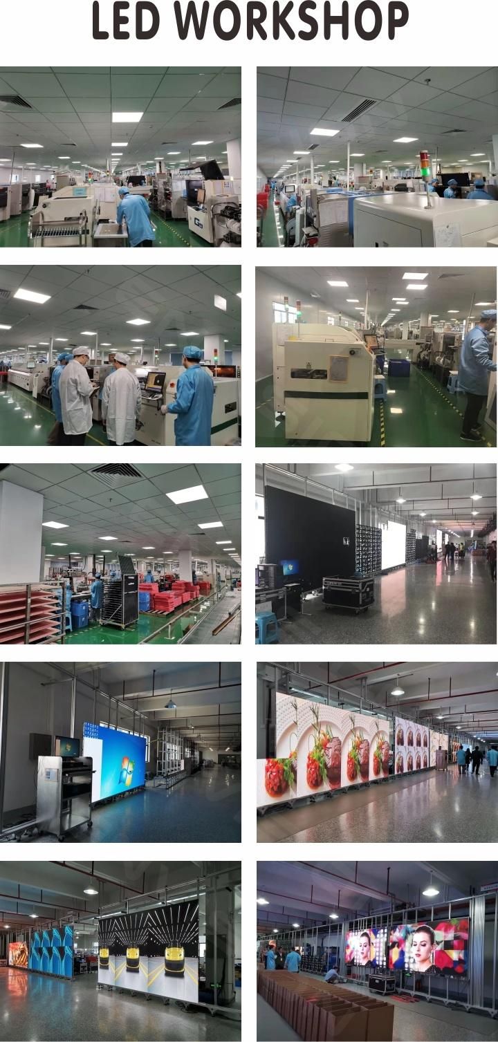 High Transparency P3.91-7.82 Indoor Rental Transparent LED Display