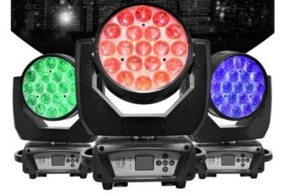 19X15W RGBW 4in1 Zoom Beam Wash Light LED Moving Head