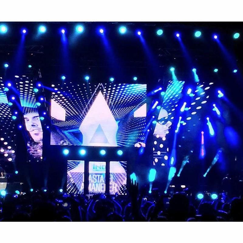 Control Live Show Slim Light Easy Installation Rental P4.81 Concert LED Display