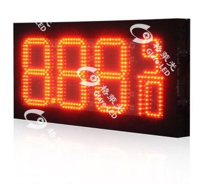 16inch Red Green White 8.889/10 Digital Gas Price Signs for Gas Station