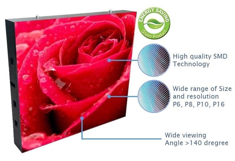 Full Set 96X96cm Outdoor P10 LED Display