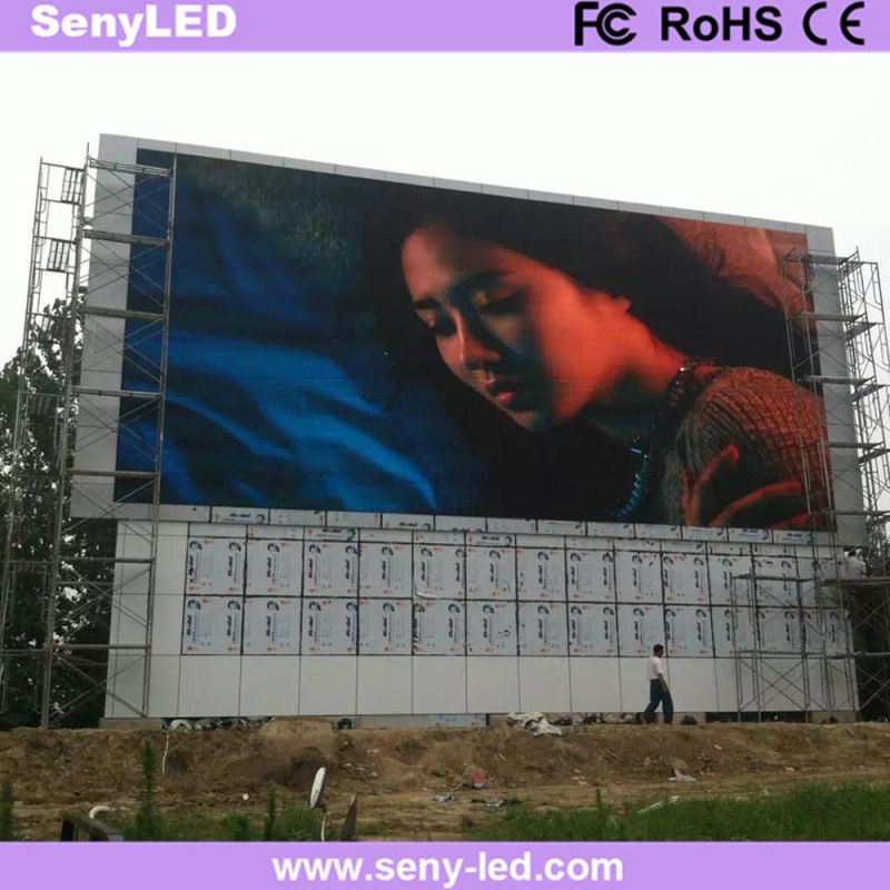 Shopping Mall Large Display Board Outdoor P10 Super Bright LED Video Advertising Screen Factory