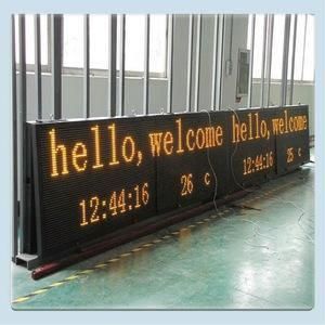 Single Yellow Outdoor P10 Text Advertising LED Display Module Screen