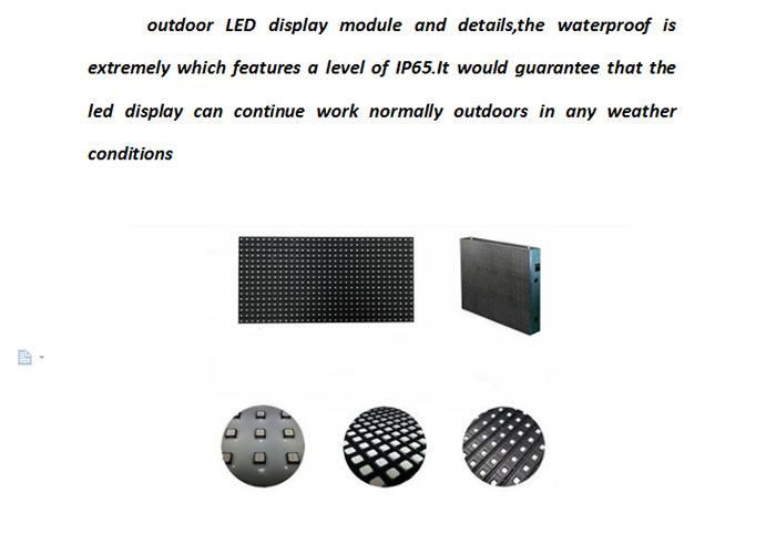 SMD3535 IP65 Trailer Moving Advertising Message Outdoor LED Screen