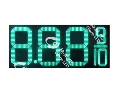 Outdoor Gas Station Gas Price/ 4 Digits Pylon Sign Pricing Price LED Signs/ LED Numbers Display Boards