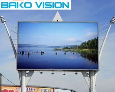 Conventional, Front Service P10 Outdoor Advertising LED Display, Concave Convex Available