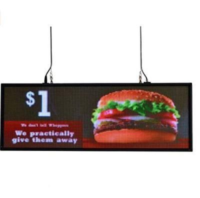 39&quot;X14&quot;Full Color LED Sign P5 for Store Display Messages Free Design Ads