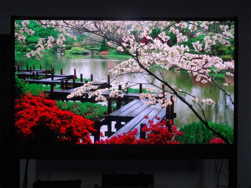 UHD P1.56 Indoor LED Display SMD1010 Black Lamp Full Color Screen