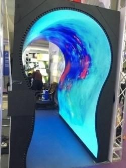 Flexible HD Display Technology Tunnel LED Screens Display