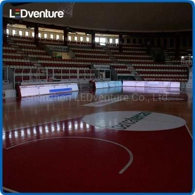 P10 Security Glue Basketball Stadium Perimeter LED Screen Display