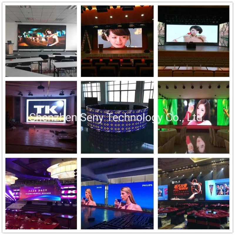 16FT X 9FT Full Color P2.5mm LED Video Wall Indoor LED Display Screen with Aluminum Die-Casting Cabinet