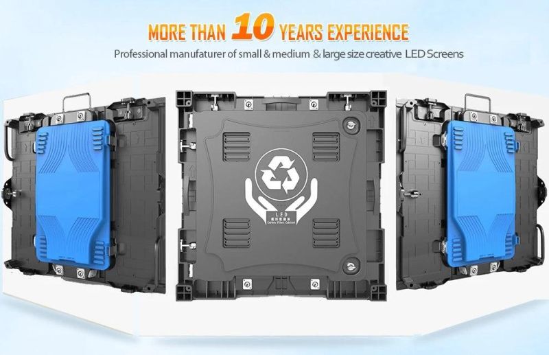 2 Years Warranty P3.91 P4.81 LED Display Cuve LED Screen 500X500mm Outdoor Stage Events