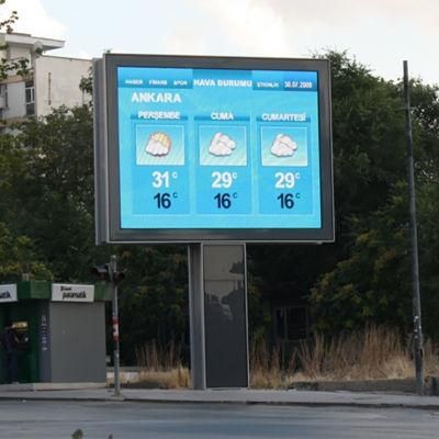 P8 Outdoor 140 Degree Wide Viewing Angle LED Advertising Display