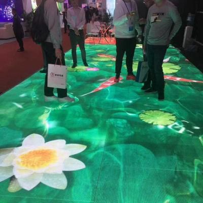 China P3.91 HD Video Interactive Activated LED Dance Floor Display