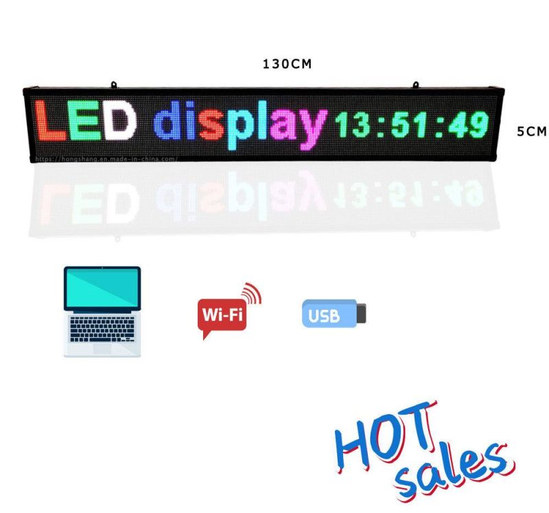 New Indoor Full Color Window Advertising Text LED Displays
