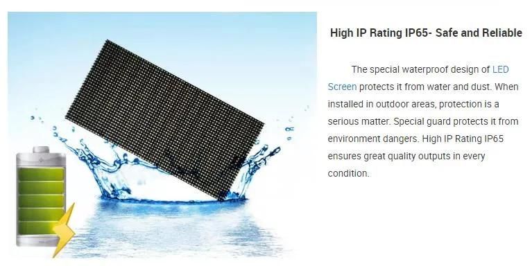 Waterproof Outdoor Rental LED Video Screen Wall P4.81 LED Screen Display Easy Maintenance Cabinet