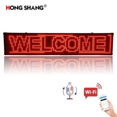 Indoor and Outdoor Module Shop Taxi Rolling Information Board LED Signboard Advertising Products