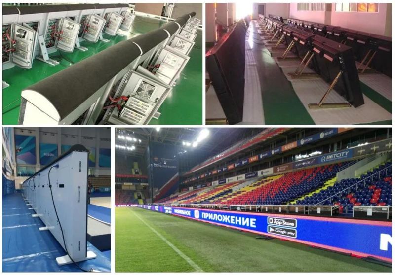 P10 Full Color SMD Advertising Panel Outdoor Indoor Stadium Perimeter LED Display Board